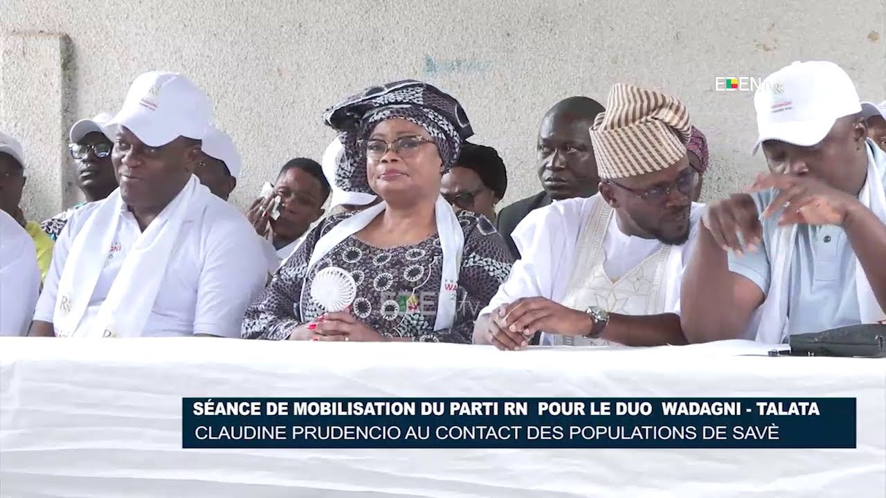 Séance de mobilisation du Parti RN pour le duo WADAGNI – TALATA