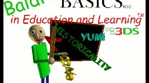 Showcase of the Baldi