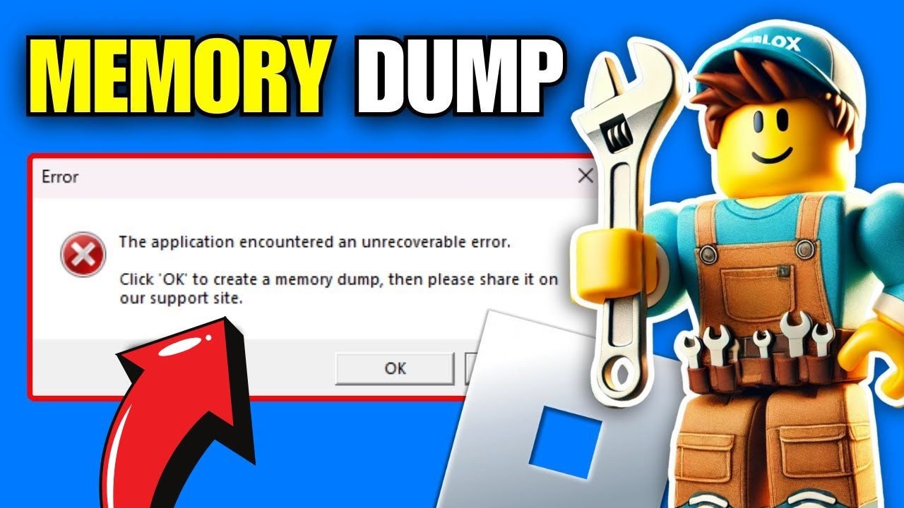 How To Fix Roblox Memory Dump Error ( New Method ) - YouTube