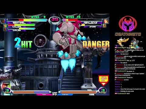 MvC2 Sentinel 90% overhead mixup to refly throw reset sequence + unfly combo 9/20/23