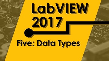 Introduction Course to LabVIEW|| Lesson 5: Identifying Data Types