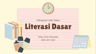 Video Edukasi "Literasi Dasar"