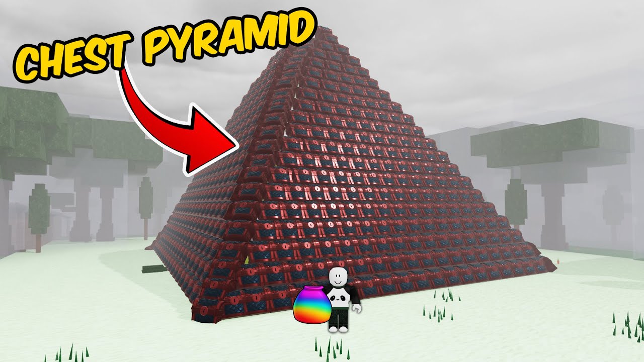 I FOUND A PYRAMID MADE OF RUBY CHESTS IN 99 NIGHTS IN THE FOREST - YouTube