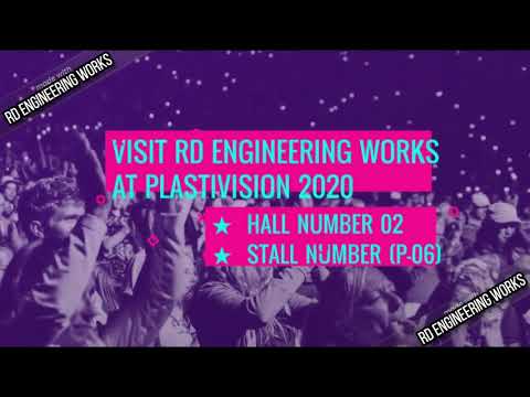 Visit us at Plastivision 2020 Mumbai || Jan 16 to 20 Jan || RDEW