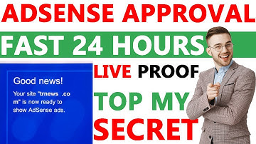 How to get google adsense approval fast in 24 hours My website  (Top My Secret ) Hindi