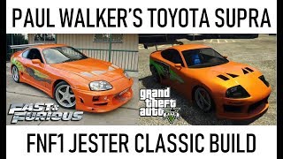 GTA 5: Brian's 'Fast and Furious' Toyota Supra - Dinka Jester Classic REPLICA BUILD!