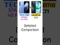 TECNO SPARK 40 Pro VS realme C71 #bestphone#iphone17series#trending#tecnospark40pro#realmec71#new#ai