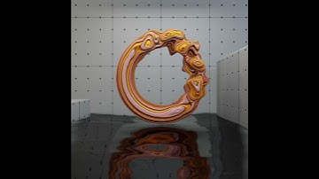 Blender Animation (Eevee Engine) Displacement Effect Ring