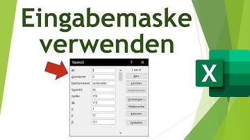 Eingabemaske in Excel erstellen und nutzen - Daten analysieren in Excel (50)