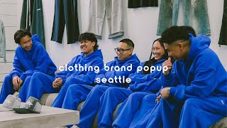 hosting a popup shop for my clothing brand (vlogging bts + the event)