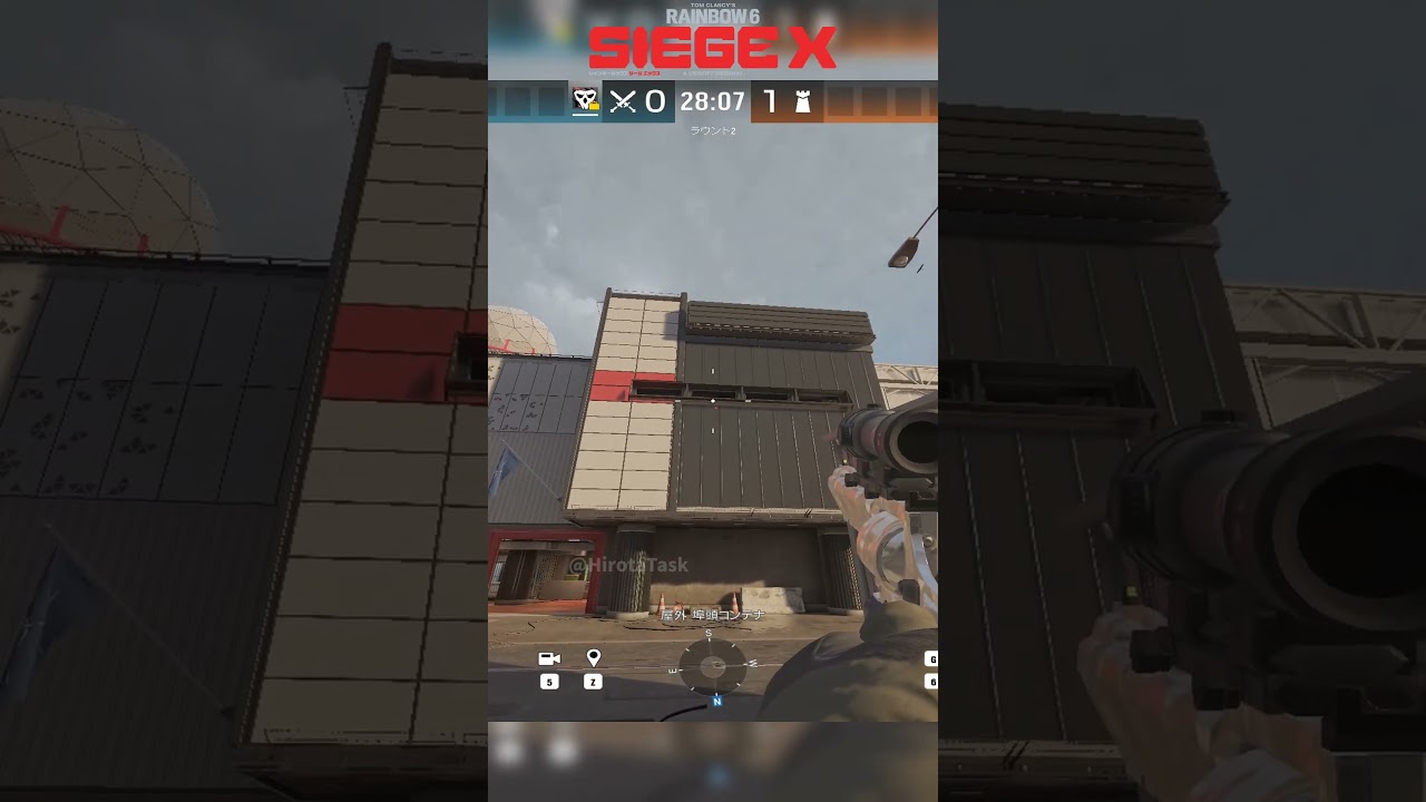 ラぺリングできない窓からいきなりフラググレネード 運河 1396 #ヒロタ #ヒロタ今日のシージ小技 #r6clips #r6tips #シージ小技 #rainbowsix