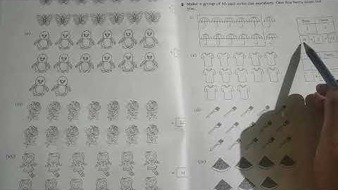 Class 1 Mathematics chapter 5 Numbers from Ten to Twenty (Work book)