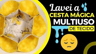 💧 Lavei a Cesta Mágica de Tecido: Descubra o que Aconteceu! 😢