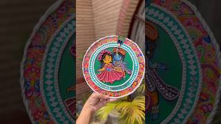 Making of Radha Krishna Lippan art. Part 2. #radhakrishna #art #trending #radha #krishna