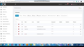 Auto Enable Call record on create new 3cx extension