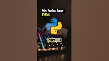 Python Mini Project Ideas Part 1 #shorts #python