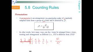 Stat 201 Liechty week 03  video 07 Chapter 05 part 05  Couting methods
