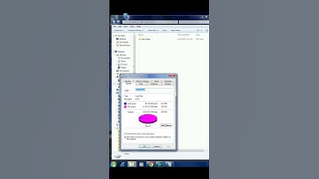 How to find local disk properties in windows7