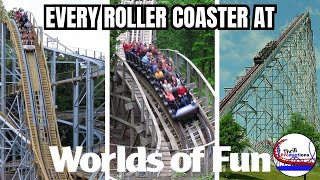 Every Roller Coaster At Worlds Of Fun 2025 Edition