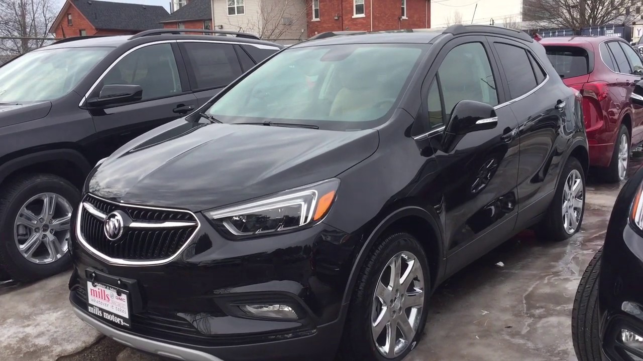 2019 Buick Encore Fwd Sunroof Heated Steering Black Oshawa On Stock 190112