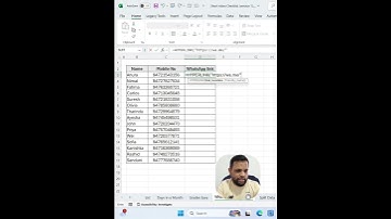 Phone Number to WhatsApp Link in Excel