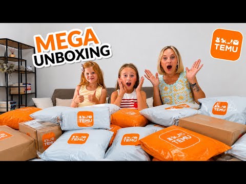 MEGA TEMU UNBOXING! WE GOT TONS OF PRODUCTS FOR FREE! 😱🎁