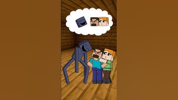Who dares to scare my Alex?😤 #minecraft #shorts #meme #animation #funny #funnyshorts #cartoon #loop