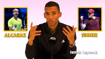 Felix Auger-Aliassime was Asked What is the difference between Alcaraz & Sinner... His answer is...