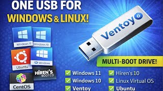 🔥 How to Create an All-in-One Bootable USB Using Ventoy.
