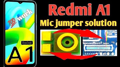 Redmi A1 Mic Problem/Jumper solution/Mic Not working/🔥🔥🔥