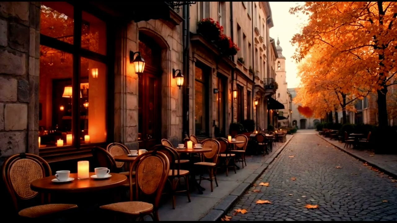 Relaxing Coffee Shop Piano Jazz ☕ 4K Cozy Café Ambience for Work & Study