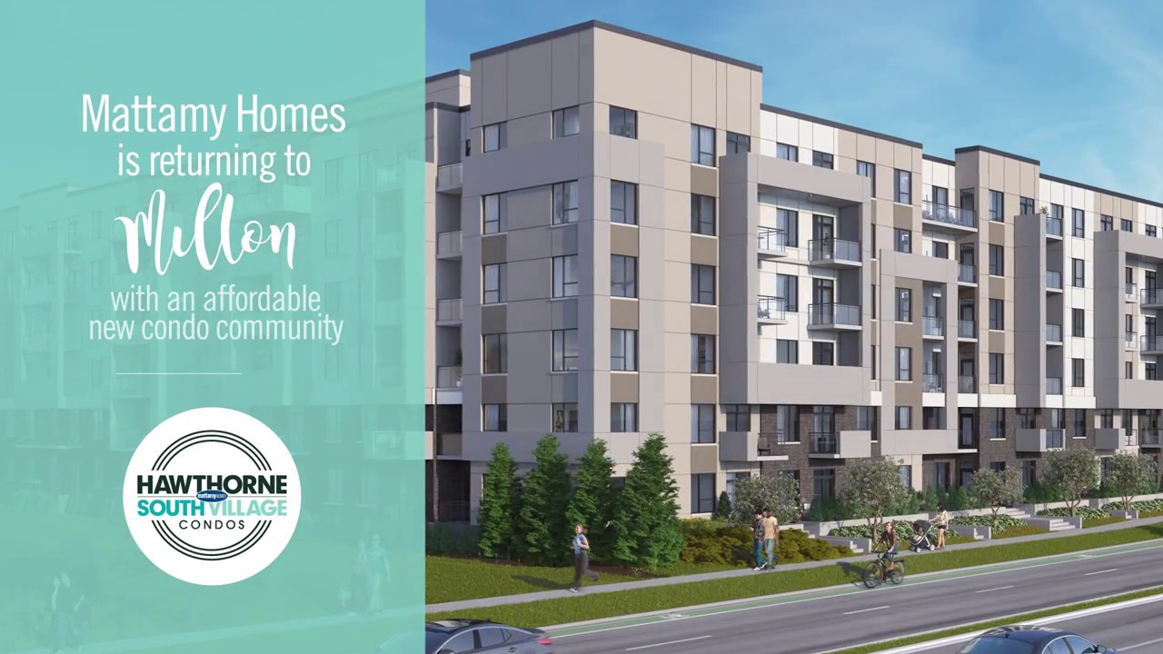 Mattamy Hawthorne South Village Condos in Milton YouTube