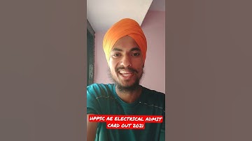 HPPSC SHIMLA AE ELECTRICAL 2021 ADMIT CARD OUT || 24 August 2021 || #hppsc #shimla #Electrical #2021