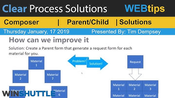WINSHUTTLE Tutorial and WEBTips: Building Parent Child Solutions in Composer
