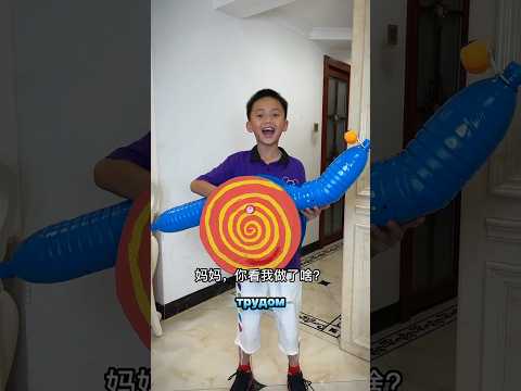 Макс построил машинку-улитку для своей сестры Эммы!❤️😍 #shorts