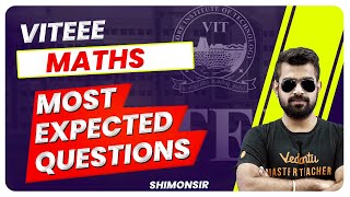 VITEEE Maths Most Expected Questions |Last Day Tips and Tricks | Score 100+ Shimon Sir