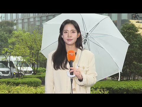 [날씨] 낮까지 전국 곳곳 비…황사 유입, 공기질 나쁨 / 연합뉴스TV (YonhapnewsTV)