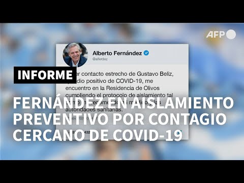 Presidente argentino aislado