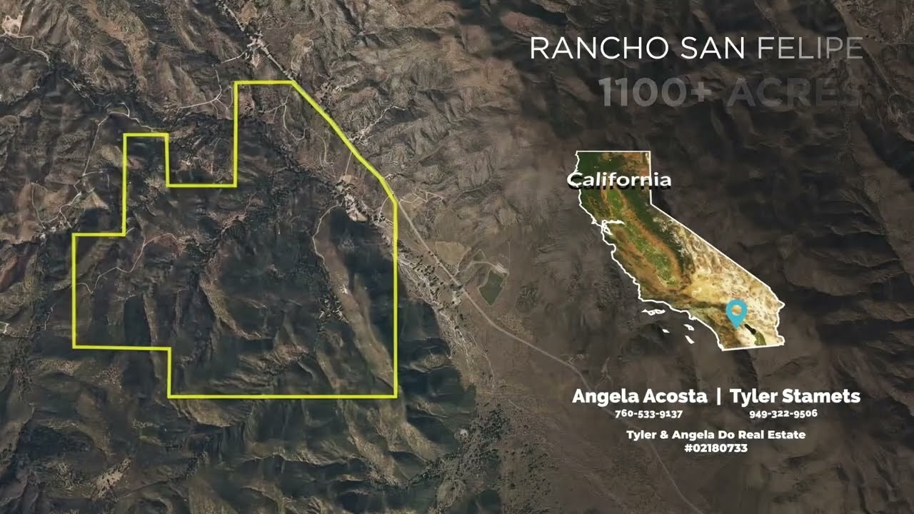 Exactly How Big Is 1100 Acres Aerial Tour Rancho San Felipe YouTube Exactly How Big Is 1100 Acres Aerial Tour Rancho San Felipe YouTube