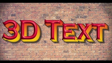 Quick and Easy 3D Text Affinity Photo