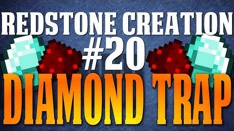 Minecraft 1.3.2 Redstone Creation #20 | Diamond Trap |