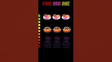 ODD ONE OUT SHORTS | 3 levels #shorts #riddles #puzzles