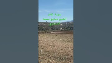 سورة غافر  قراءة محمد صديق المنشاوي
