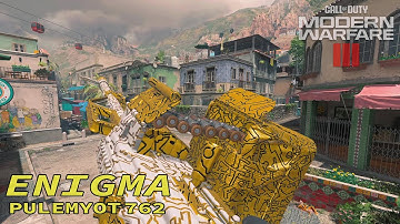 UNLOCKING ENIGMA ON THE PULEMYOT 762! - COD MW3 ZOMBIES