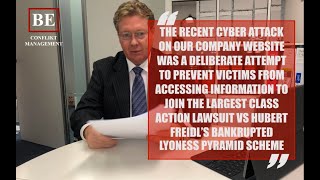 JOIN THE FIGHT AGAINST HUBERT FREIDL'S BANKRUPTED LYONESS \/ LYCONET \/ MYWORLD PYRAMID SCHEME!