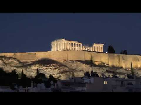 Athens Acropolis Night