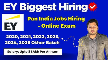 ❤️EY GDS Biggest Hiring | Associate Software Engineer | Off-Campus Drive 2025, 2024 to 2020 Batch