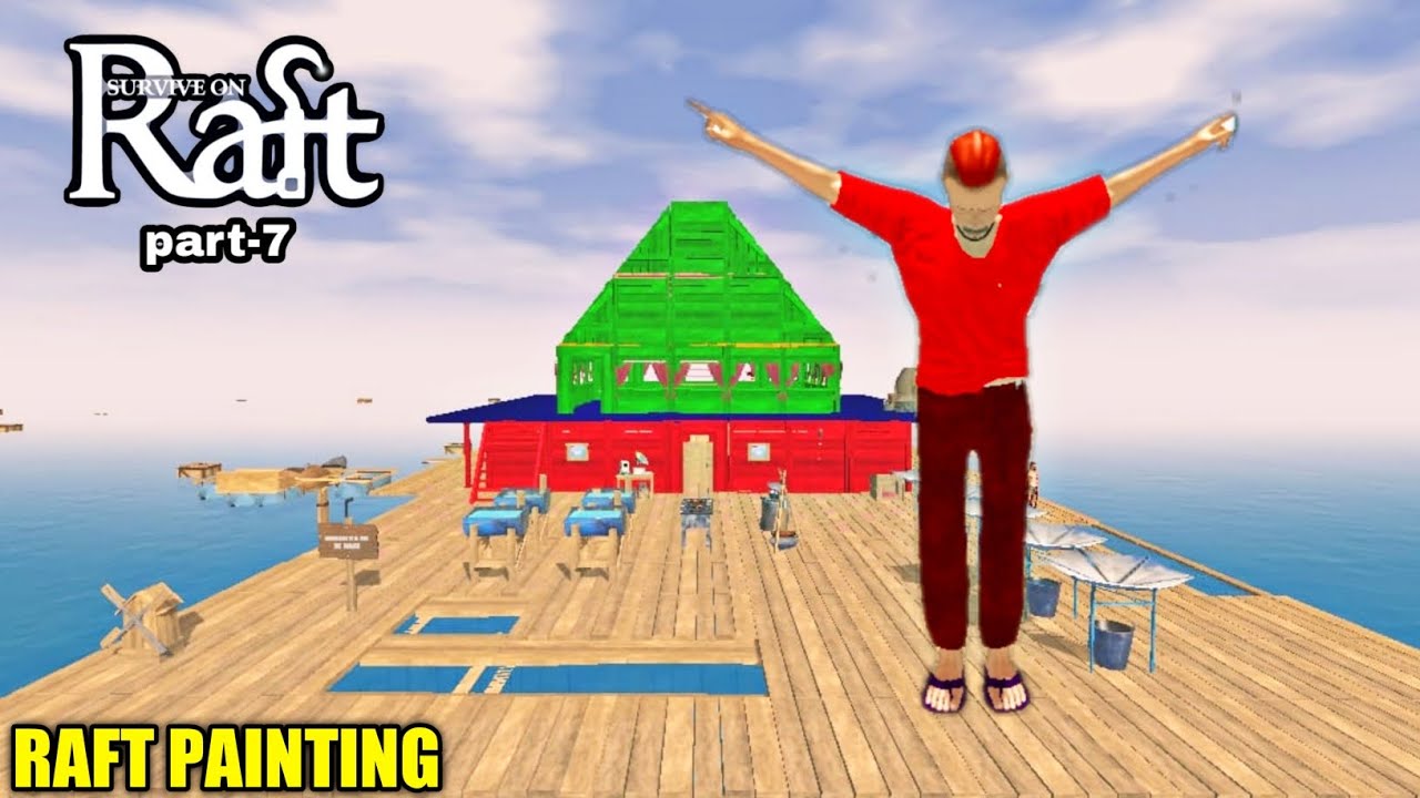 Survival And Raft Gameplay In Tamil Raft Painting Jinesh Gaming