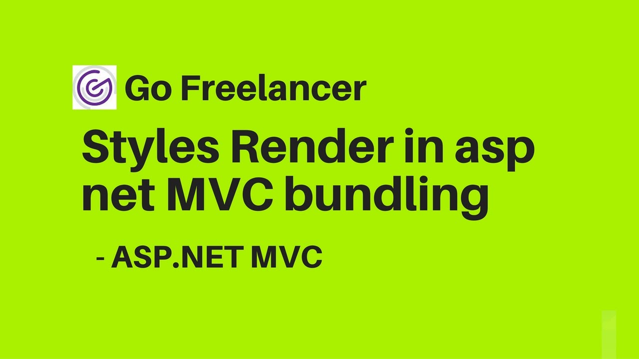 Styles Render in asp net MVC bundling - YouTube