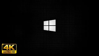 Windows Glitch Logo 4K Ultra HD Live Wallpaper | Minimal Dark Edition